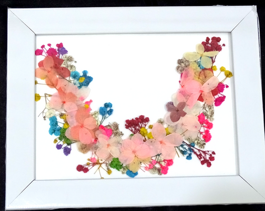 Artistic Photo Frames with Preserved Hydrangeas Flowers