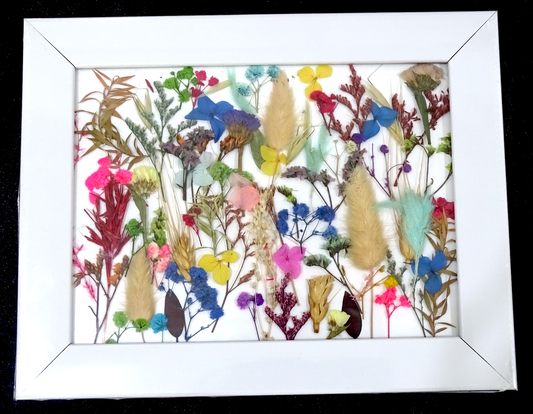 Artistic Wall Frames with Real Preserved Flowers
